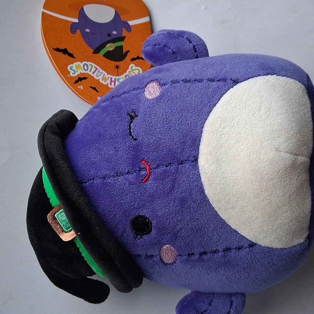 Squishmallows Mini Halloween Purple "Jan"  Witch Hat
